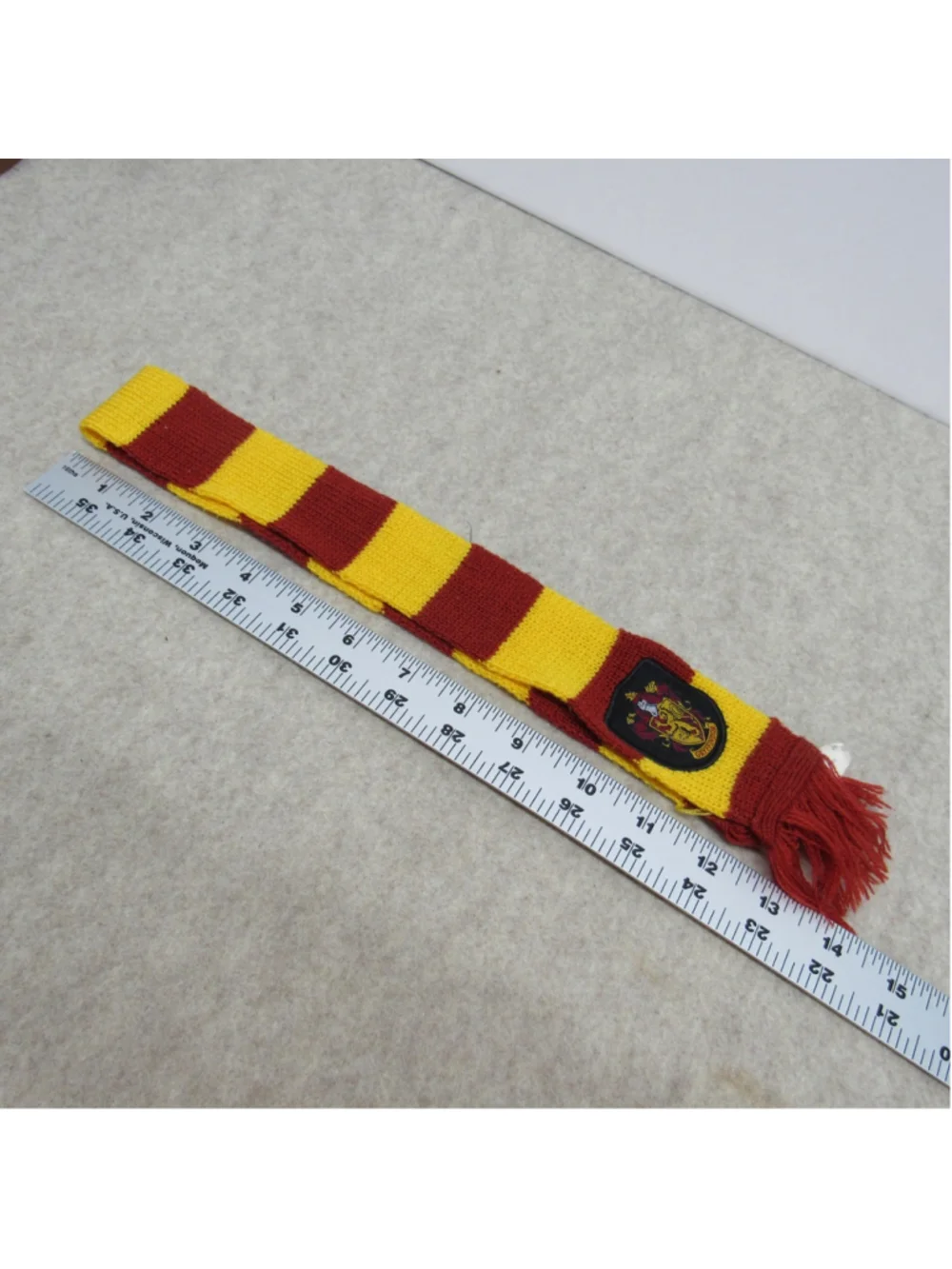 Build A Bear Harry Potter Gryffinder Scarf Plush Teddy Bear Maroon Gold Fringe